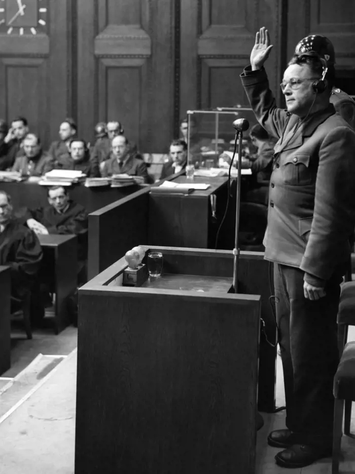 Karl Gebhardt u Norimberského procesu s lékaři