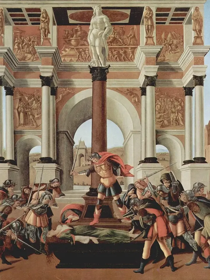 Smrt Lukrécie - Sandro Botticelli