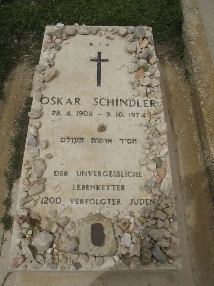 Hrob Oskara Schindlera v Jeruzalémě