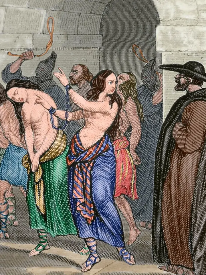 Nejčastější formou trestu za smilstvo bylo ocejchování a vymrskání.