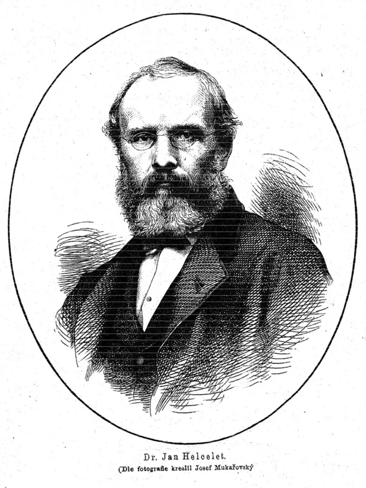 Jan Helcelet (kreslil Josef Mukařovský)