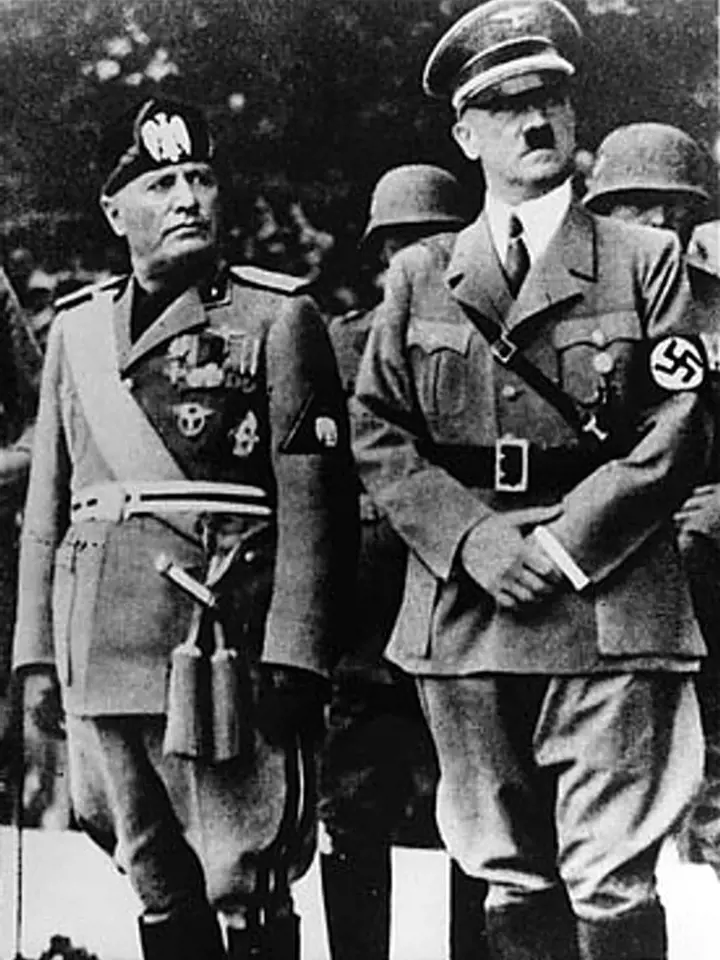 Benito Mussolini a Adolf Hitler