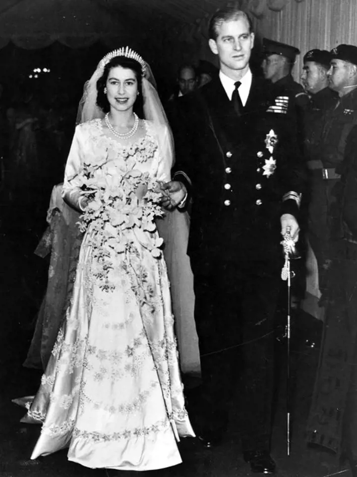 Královna Alžběta II. s manželem princem Philipem