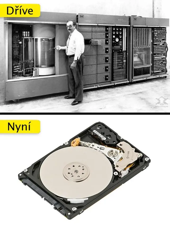 Hard disk - změna opravdu obrovská, co říkáte...