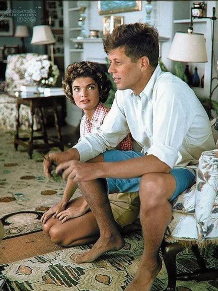 Čerstvě zasnoubení John F. Kennedy  a Jacqueline Bouvier, 1953
