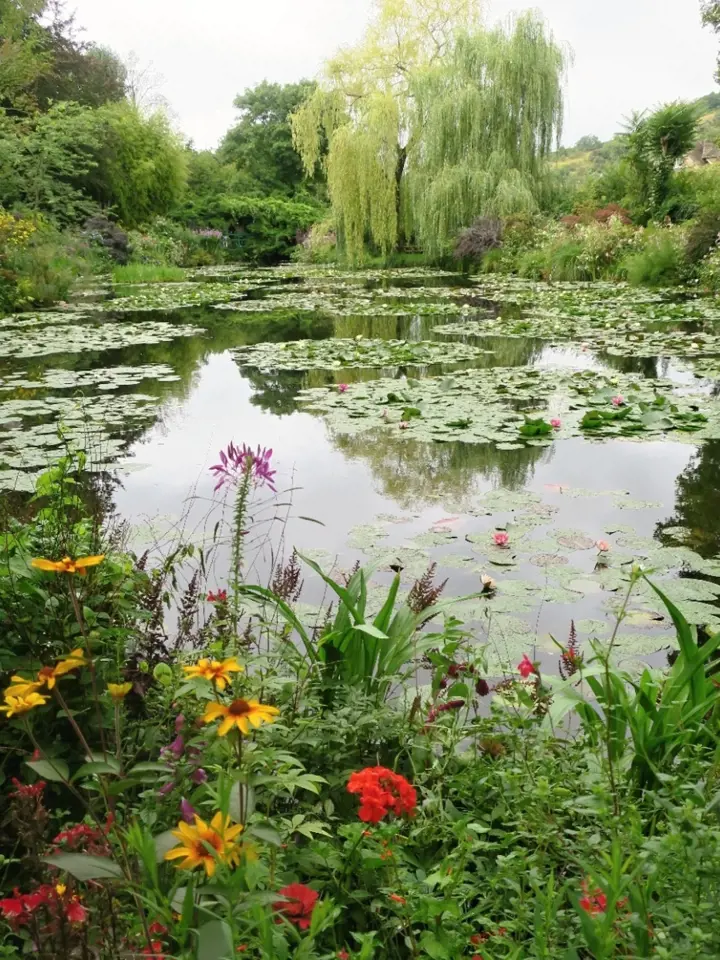 Monetova zahrada v Giverny.