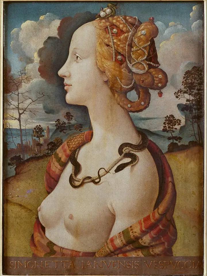 Simonetta Vespucci (asi 1480), autor: Piero di Cosimo