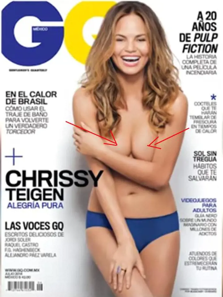 Chrissy Teigen - obálka časopisu GQ