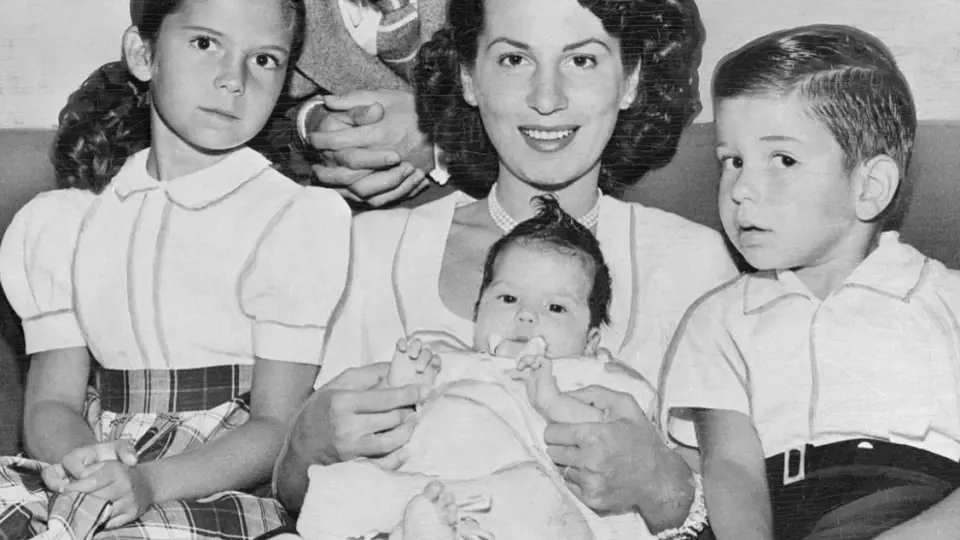 Frank s první ženou Nancy a dětmi