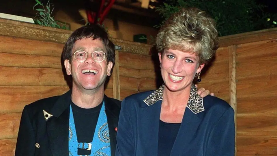 Princezna Diana a Elton John bývali dobrými přáteli. 