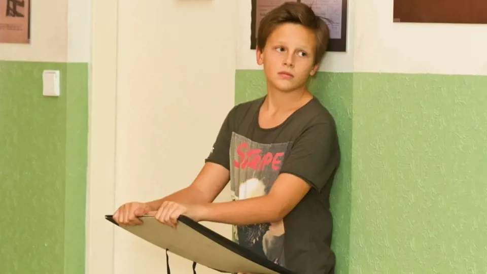 Jáchym Kraus v roli Patrika Hájka v seriálu Gympl s (r)učením omezeným se stal doslova ze dne na den teenagerskou hvězdou.