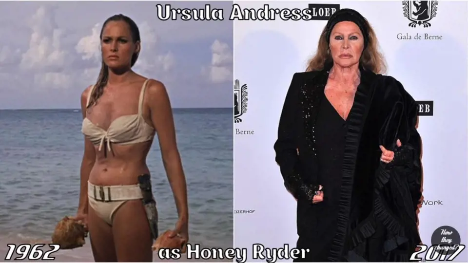 Herečka Ursula Andress coby Honey Ryder