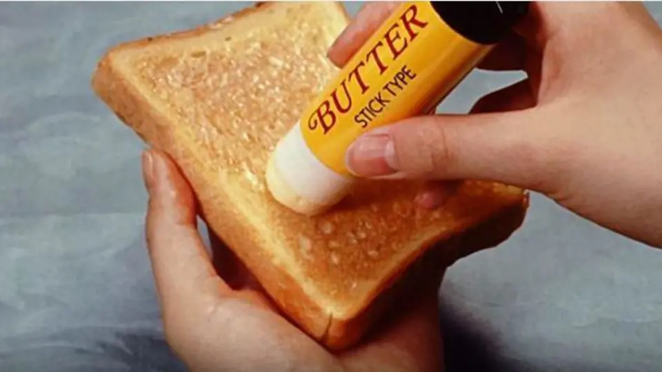 Praktické máslo v tyčince