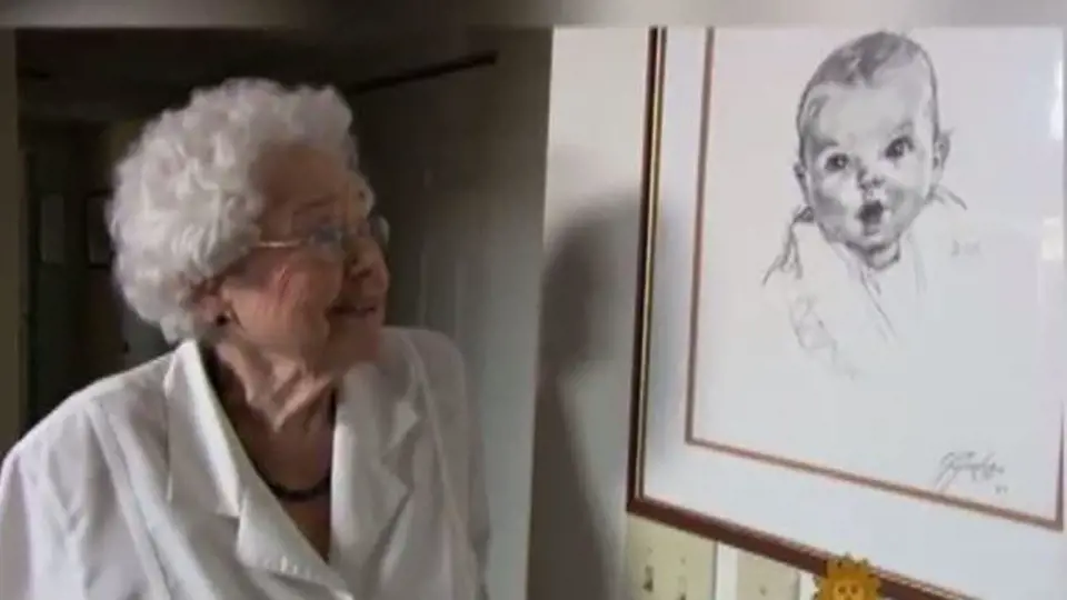Ann Turner Cook - Když byly této dáme 4 roky, sousedka nakreslila její podobiznu. Ta se pak stala součástí značky Gerber.