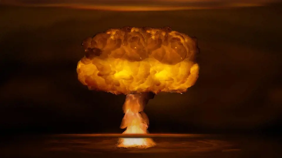 Atomový výbuch - ilustrační foto