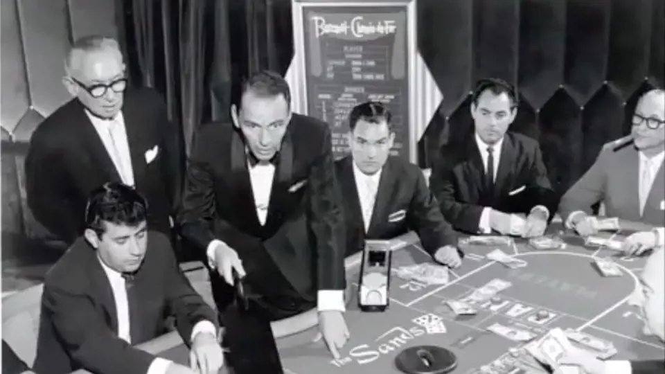 Frank Sinatra v casinu, v Las Vegas