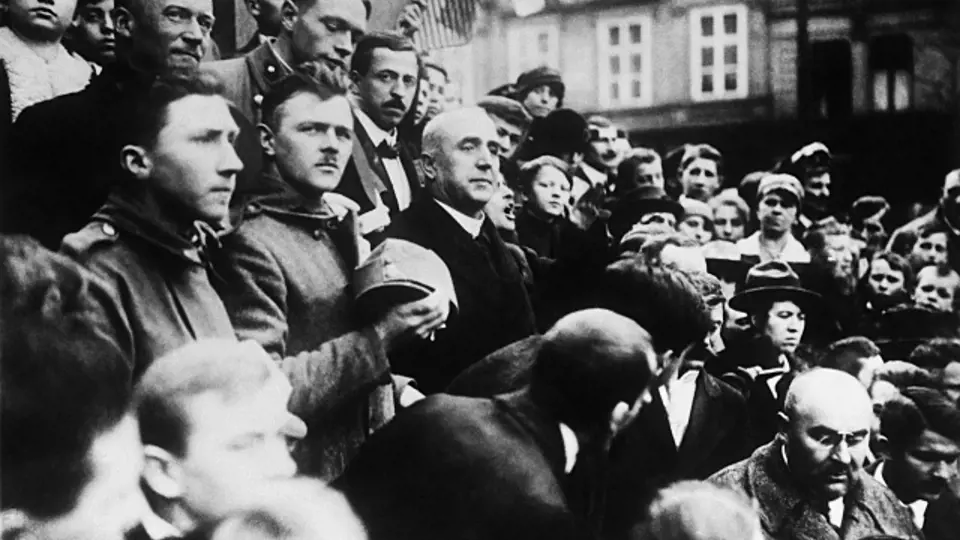 Demonstrace na Václavském náměstí 28. října 1918