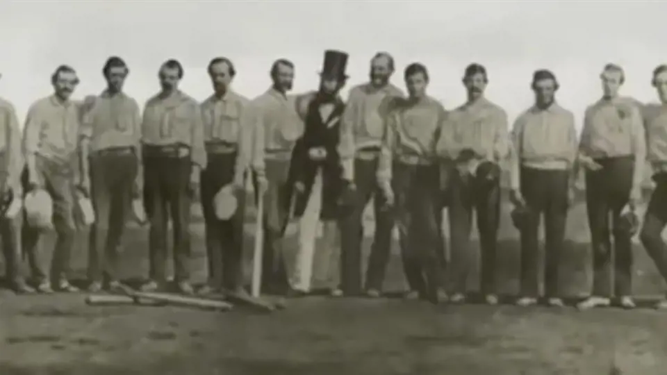 První basebollový tým na světě, 1858