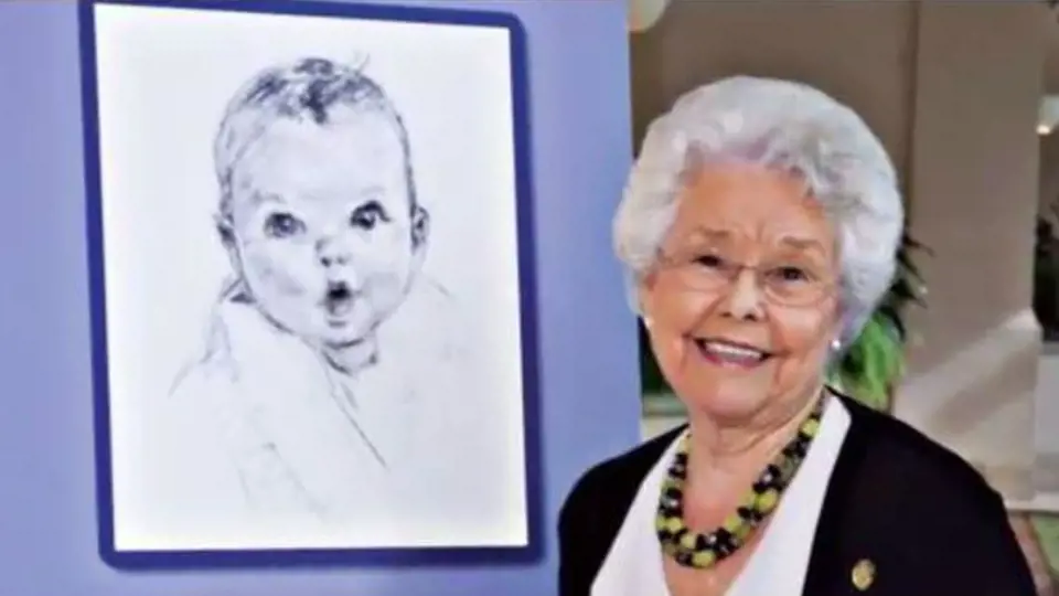 Ann Turner Cook - Když byly této dáme 4 roky, sousedka nakreslila její podobiznu. Ta se pak stala součástí značky Gerber.