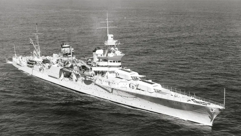 Křižník USS Indianapolis na počátku druhé světové války
