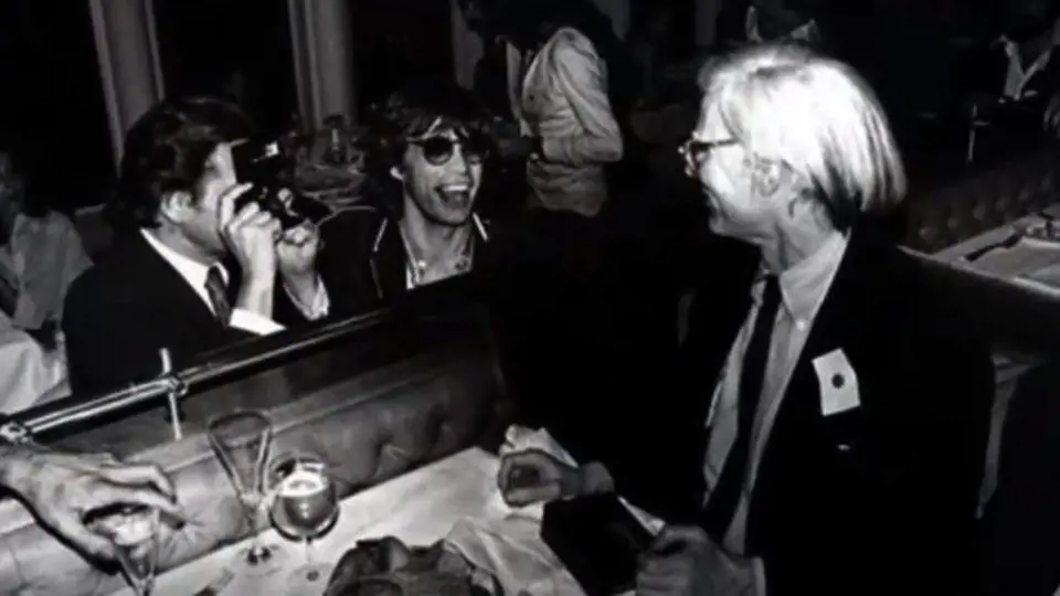 Mick Jagger a Andy Warhol