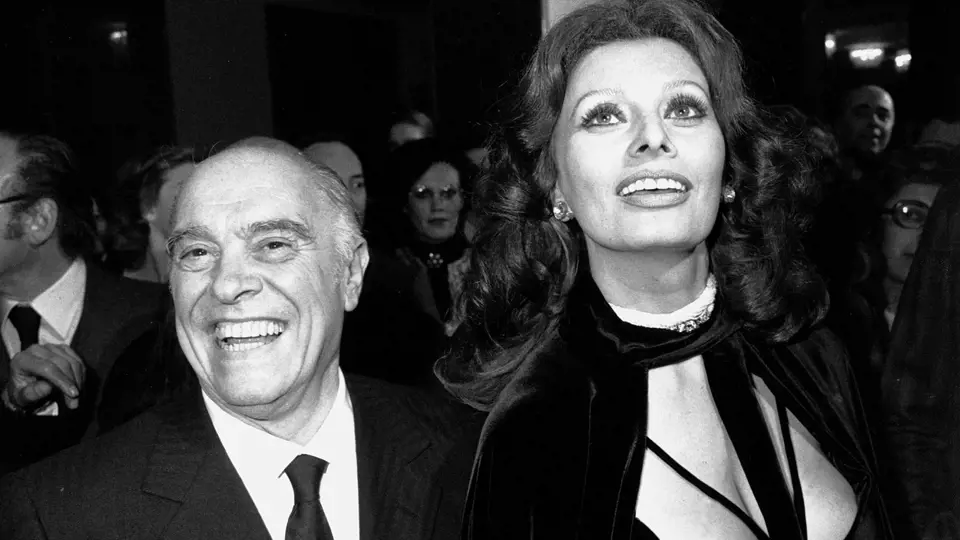 Sophia Loren a manžel Carlo Ponti