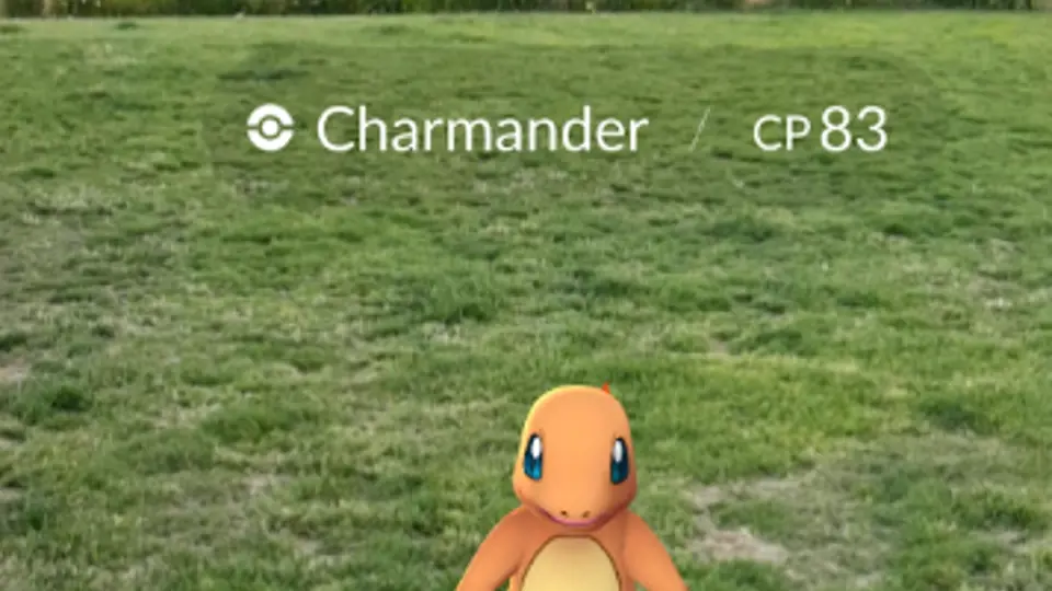 Screenshot aplikace Pokémon GO