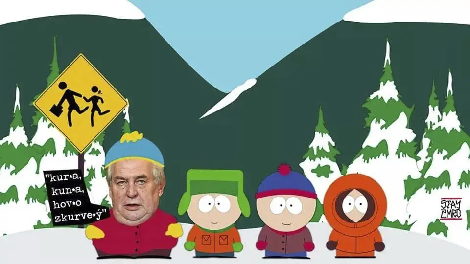 Miloš Zeman by se neztratil ani v drsném světě městečka South Park