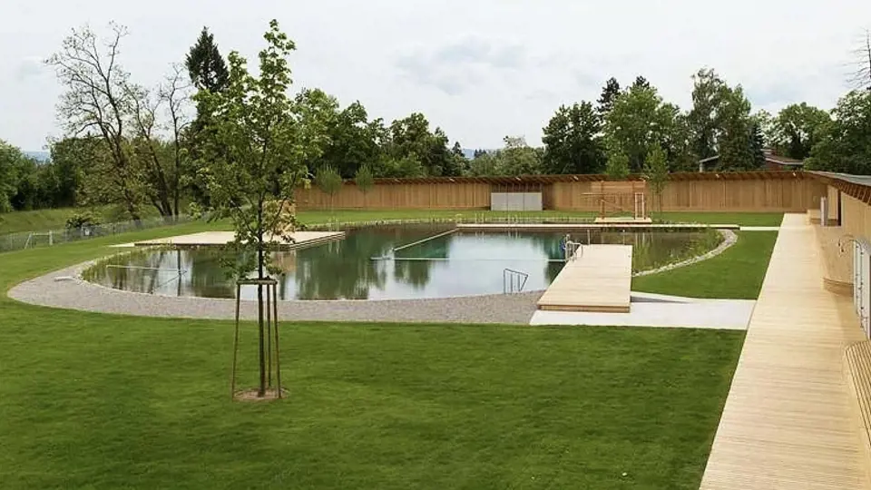 Ekologický bazén v Riehen 