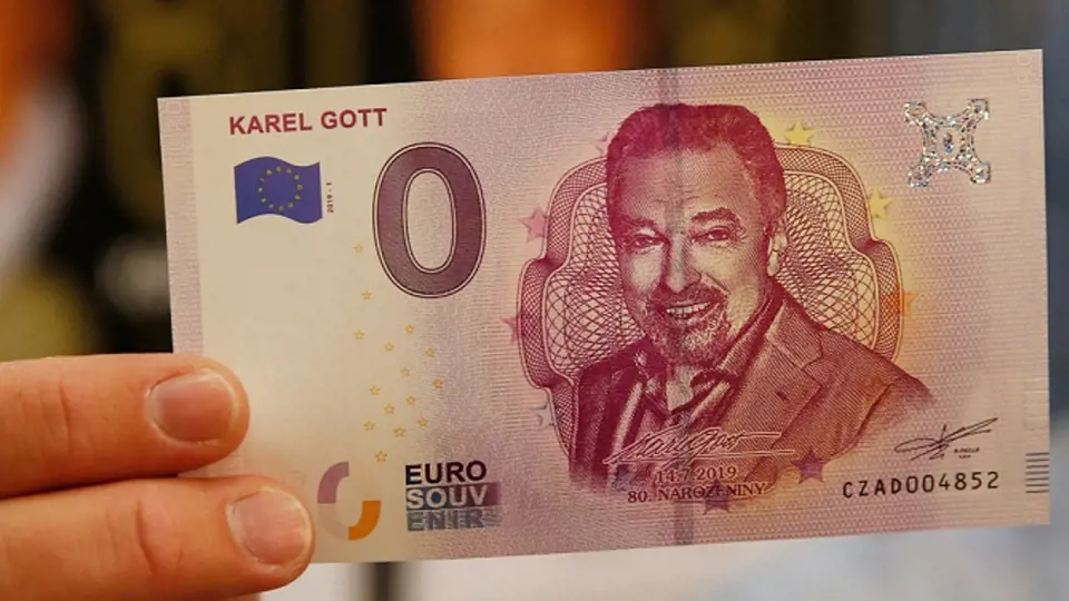 Karel Gott, bankovka