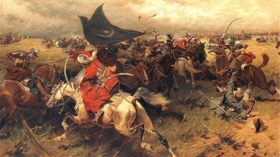 Osmanští sipahíové v bitvě u Vídně.