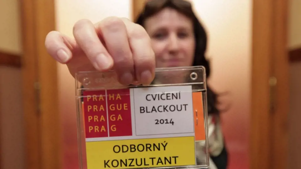 Pražský magistrát (krizový štáb)v rámci středečního cvičení blackout