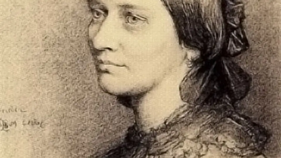 Kresba Clary Schumannové z roku 1859