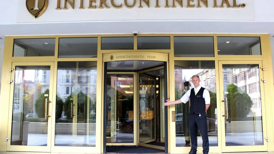 InterContinental hotel v Praze v Pařížské ulici.