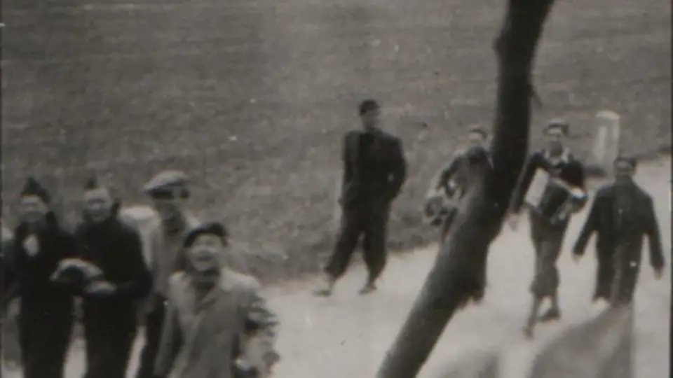 Odbojová skupina u hostince U rozvědčíka na Křivoklátsku 1940, Jiří Richter zcela vpravo