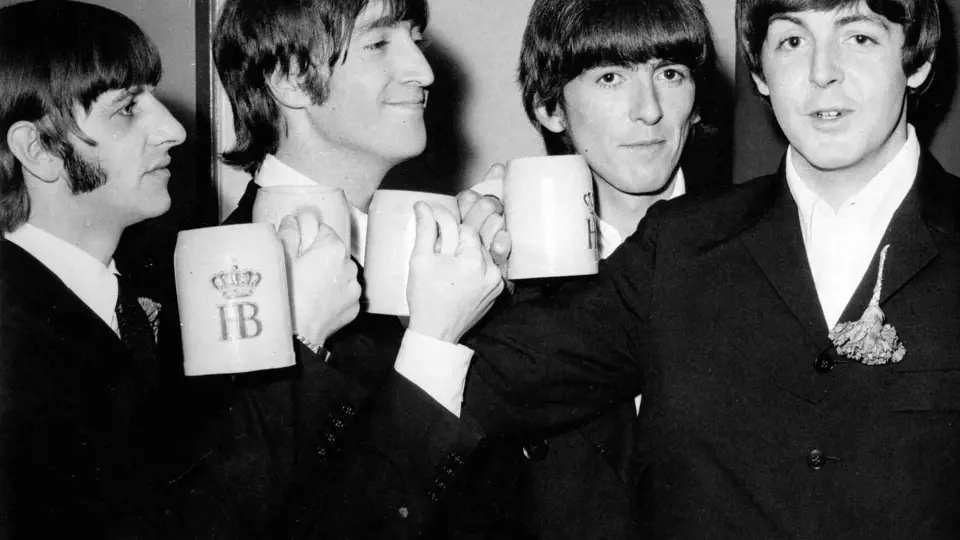 Skupina Beatles v roce 1966. Zleva Ringo Starr, John Lennon, George Harrison a Paul McCartney.