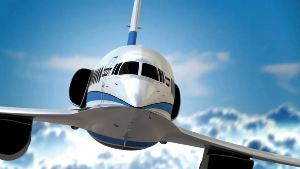 Prototyp nového nadzvukového dopravního letounu od firmy Boom Supersonic