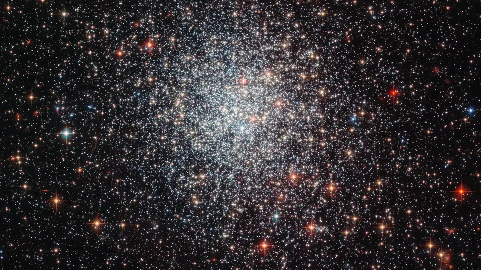 NGC 1783, jedna z největších hvězdokup ve Velkém Magellanově oblaku.