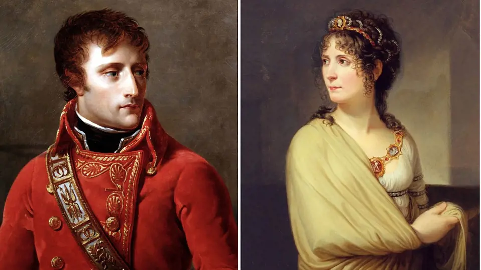 Napoleon a jeho manželka Josefína