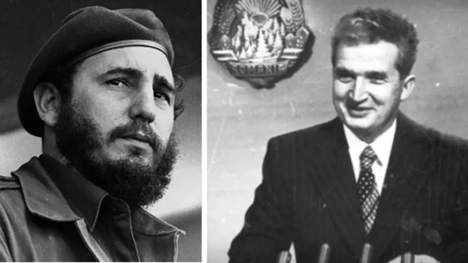 Fidel Castro a Nicolae Ceaușescu