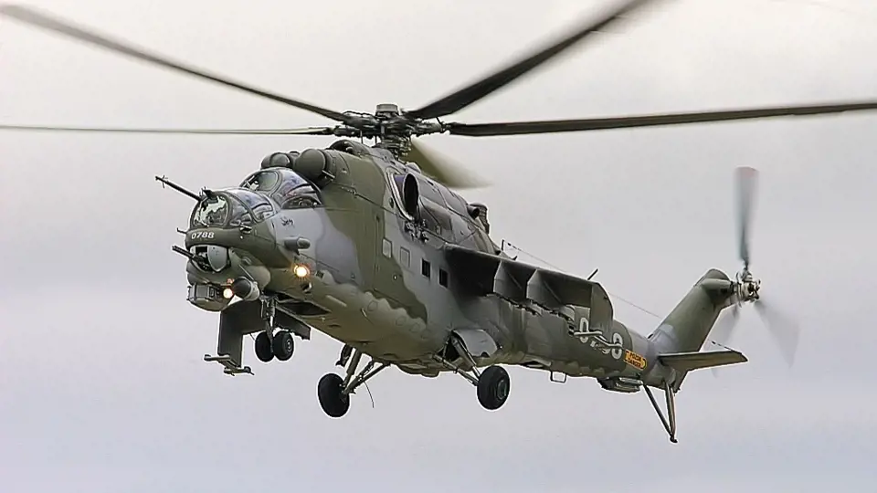 Sovětský vrtulník Mi-24