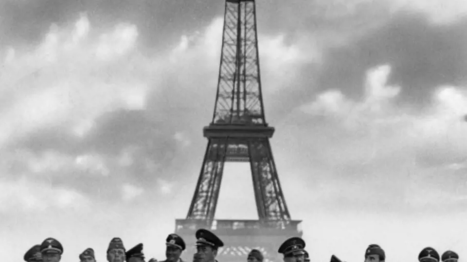 Hitler v dobyté Paříži