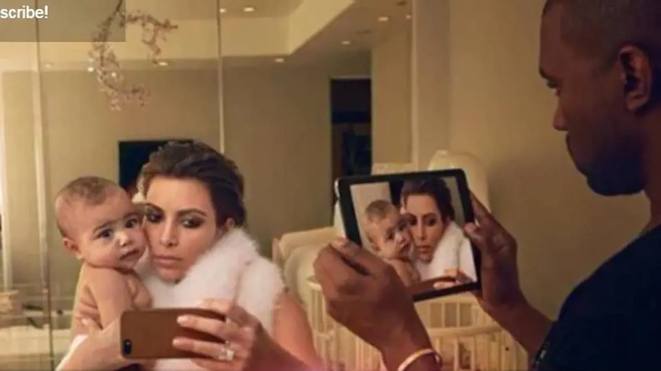 Kanye West a Kim Kardashian - fotografie v časopise Vogue