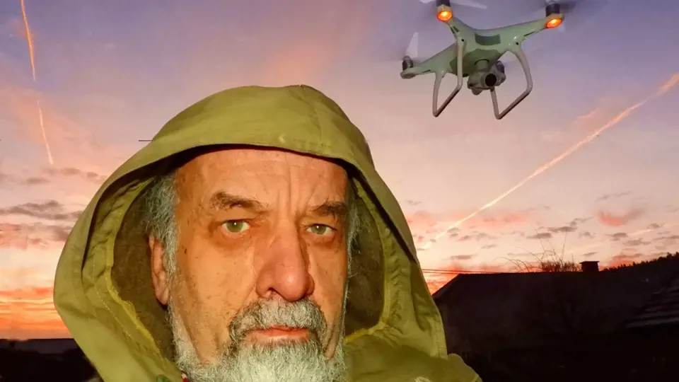 Jan A. Novák s dronem