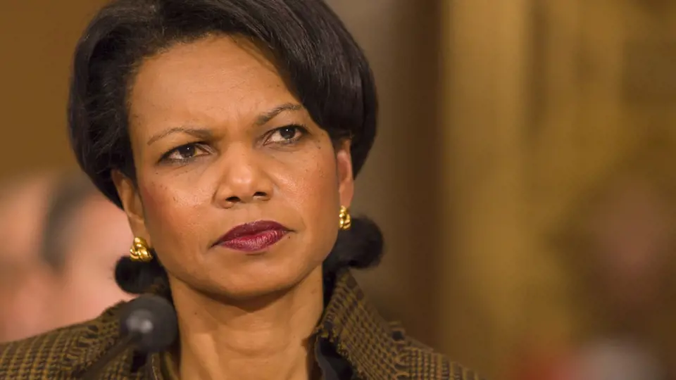 Bývalá americká ministryně zahraničí Condoleezza Rice se stala terčem Kaddáfího posedlosti.
