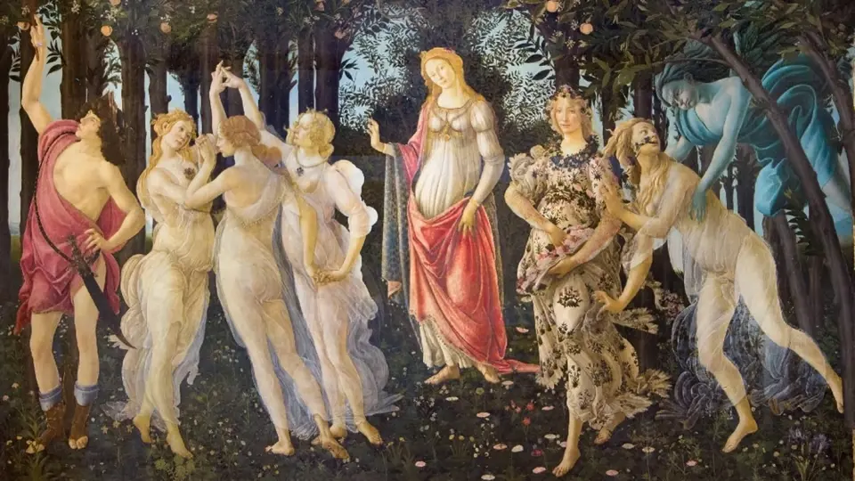 Nejslavnější Jaro je Primavera od Sandra Botticelliho.
