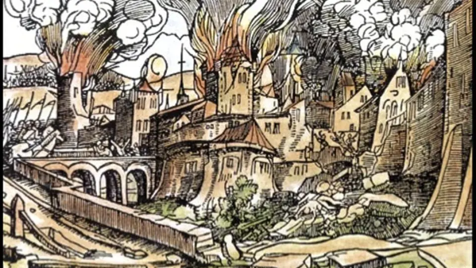 Požár Malé Strany a Hradčan v roce 1541