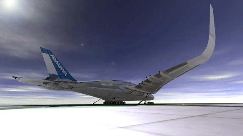 „Awwa sky whale“ je nové dopravní letadlo navržené španělským designérem Oscarem Viñalsem