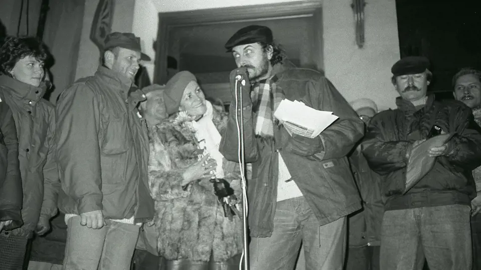 Vladimír Čech v listopadu 1989