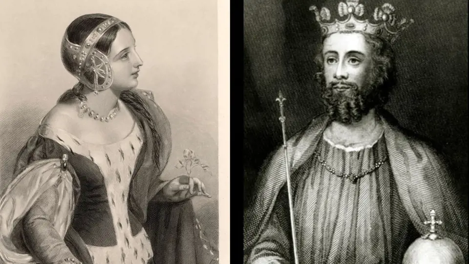 Král Eduard II. a Izabela Francouzská